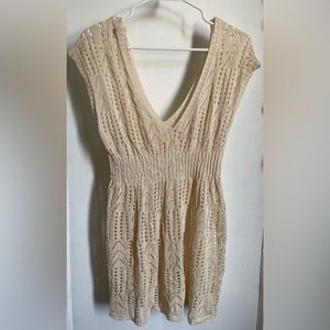 Backless knit dress from Shein